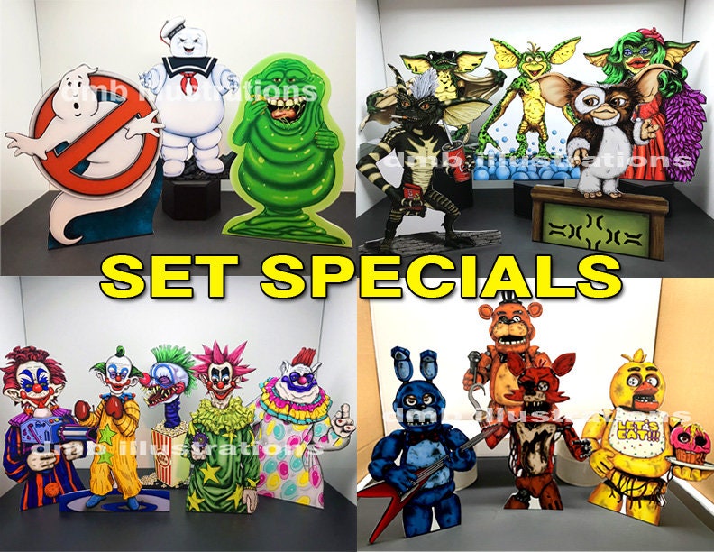 Five Night at Freddys, Killer Klowns, Gremlins, and Ghostbusters Set Specials - 10% OFF