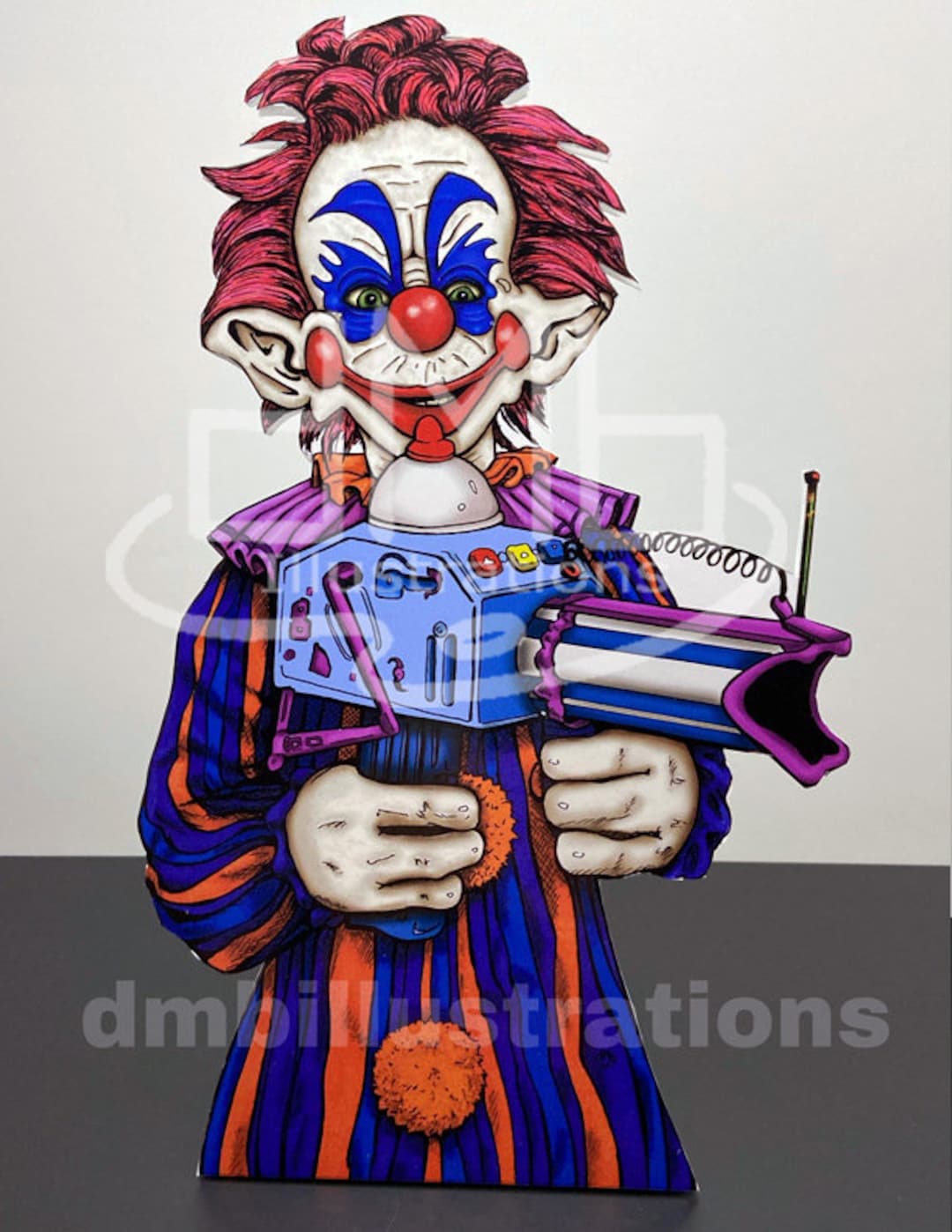 Payasos asesinos del espacio exterior - Rudy Stand-up o impresión - Etsy  México, image size:1080x1398