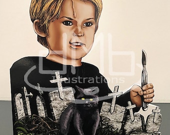 Pet Cemetery Gage Stand-up or Print