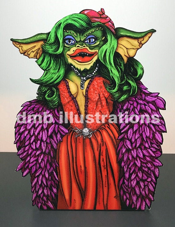 Gremlins Greta Stand-up or Print | Etsy
