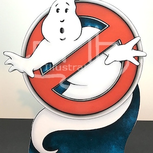 Ghostbusters Logo Stand-up or Print