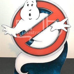 Ghostbusters Logo Stand-up or Print image 1