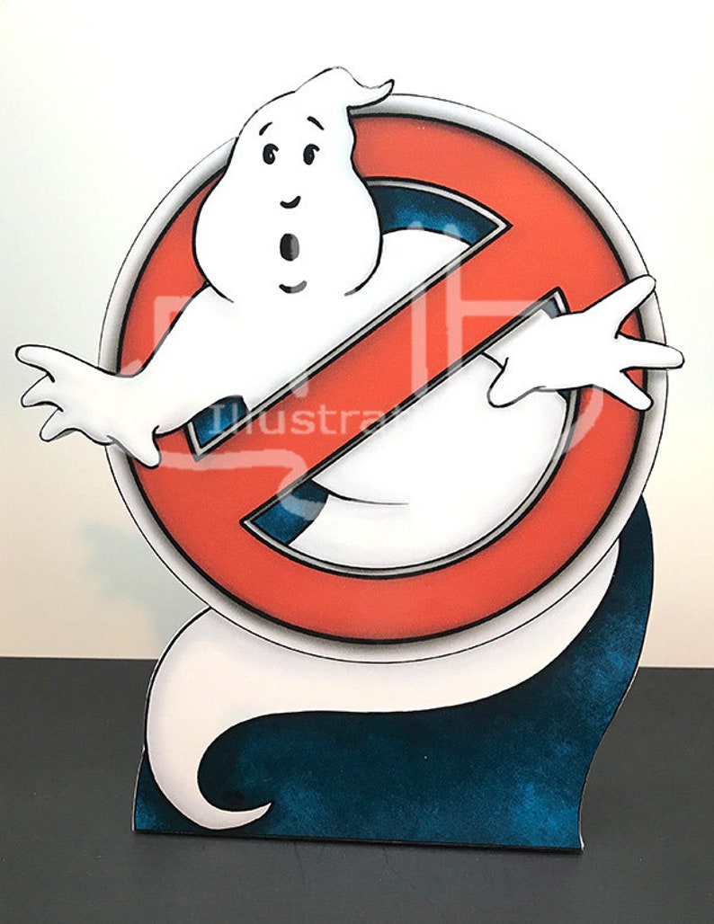 Ghostbusters Logo Stand-up or Print image 1