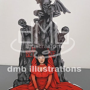 Beetlejuice Lydia Stand-up or Print