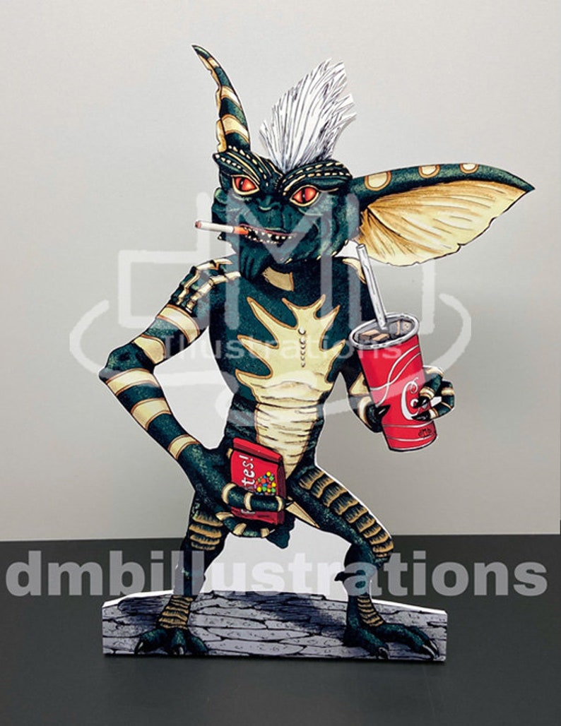 Gremlins Stripe Stand-up or Print image 1