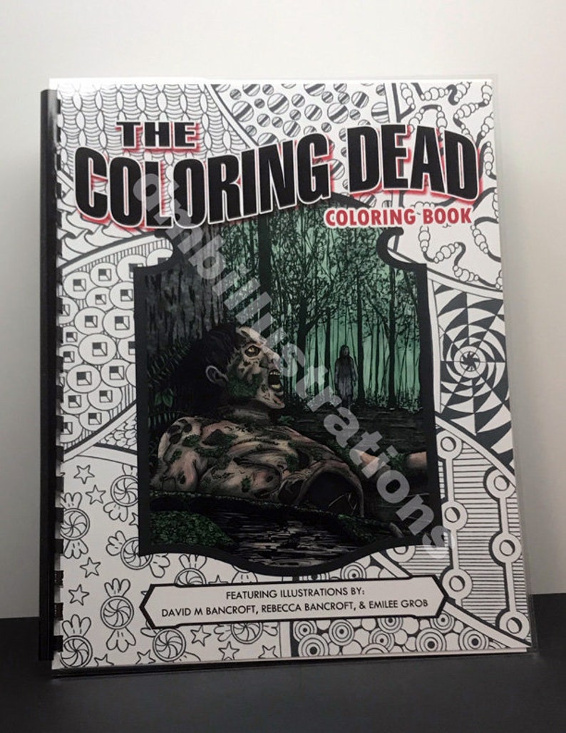 The Coloring Dead Volume 1  A Walking Dead Coloring Book image 0