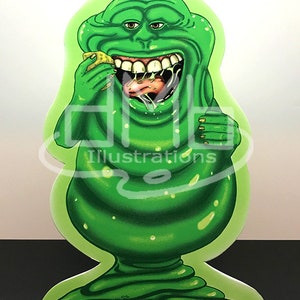 Ghostbusters Slimer Stand-up or Print
