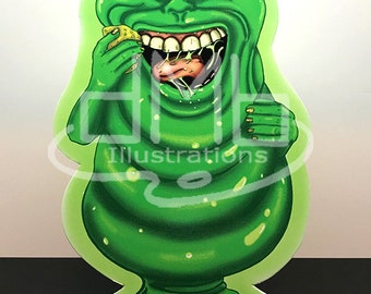 Ghostbusters Slimer Stand-up or Print