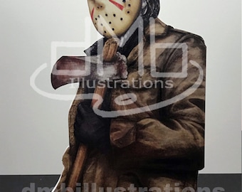 Jason Voorhees Stand-up or Print