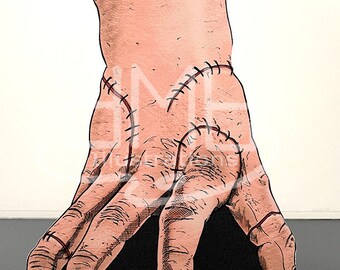 Thing from Wednesday Stand-up or Print
