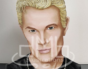 Spike from Buffy the Vampire Slayer Standup or Print