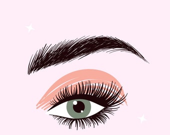 Phone Wallpaper-Pretty Lashes