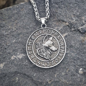 Bronze Viking Pendant Wolf Fenrir Norse Necklace Mythical Fenris Norse Viking Jewelry Gift for Men and Women 000 618 Etsy Canada