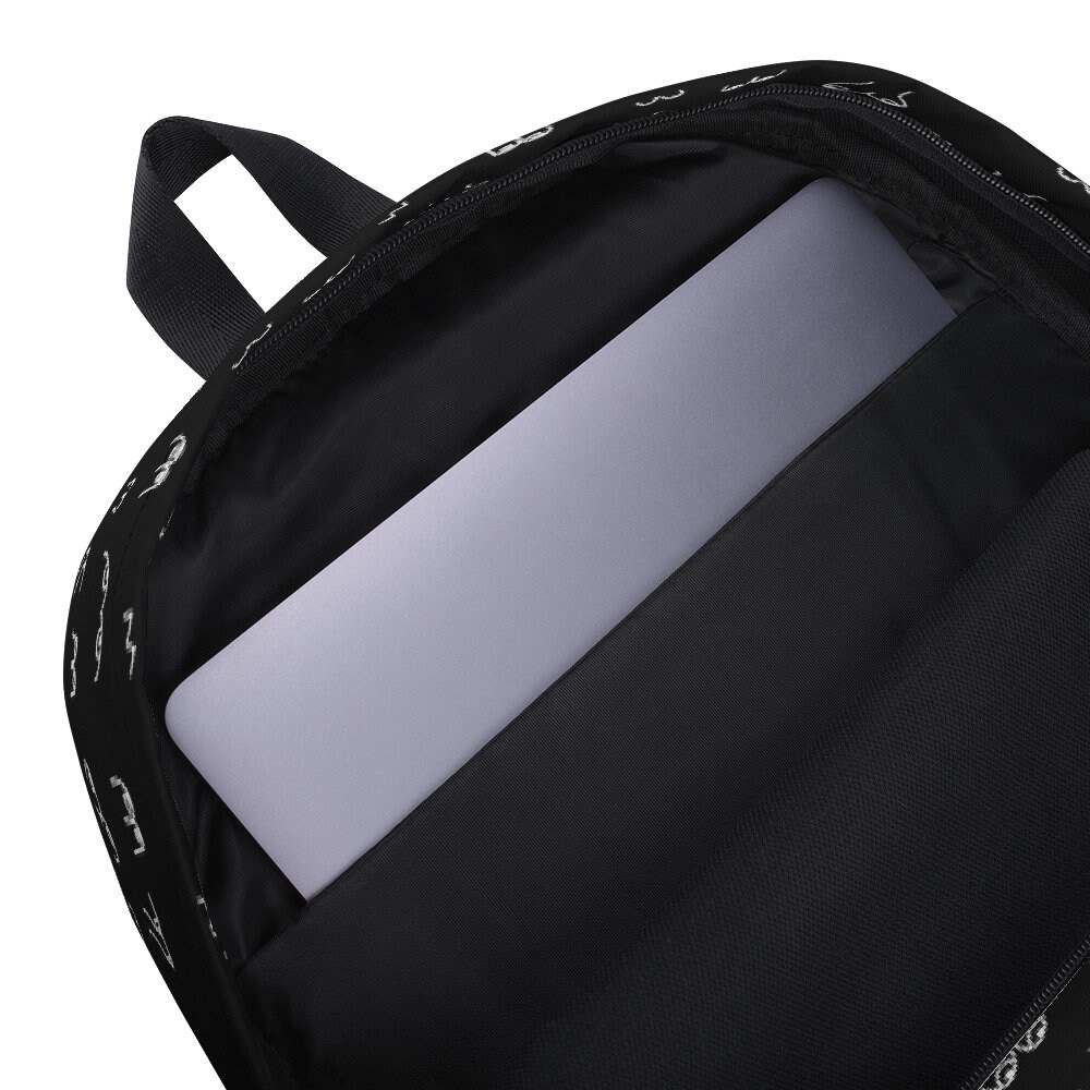 Black Boob Print Unisex Classic Backpack | Feminist Backpack | Breast ...