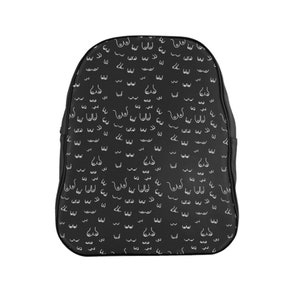 Black and White boob backpack | boob print bag | boob gift | girlfriend gift | graduation gift | breast cancer gift | lactation bag