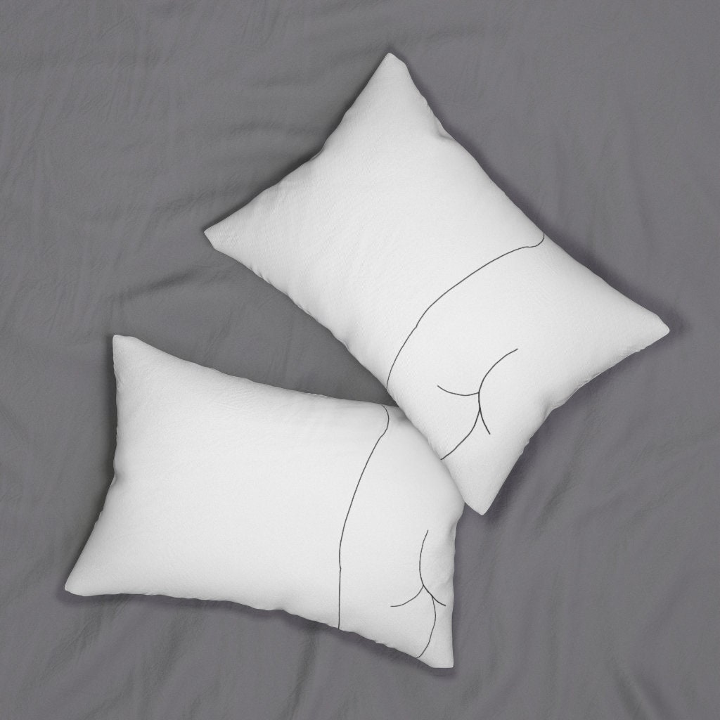 Nude Butt Pillow Butt Throw Pillow Line Art Pillow Butt Couch Pillow Butt  Bed Pillow Naked Butt Decor Line Art Decor 