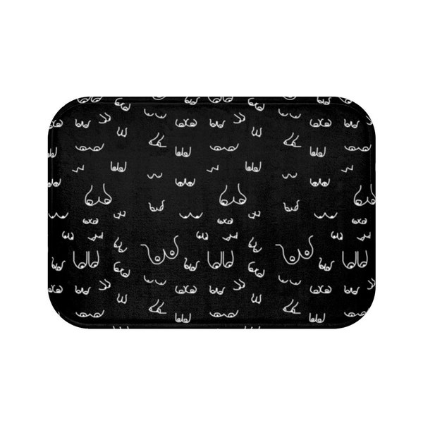 Boob Bathroom Rugs Etsy