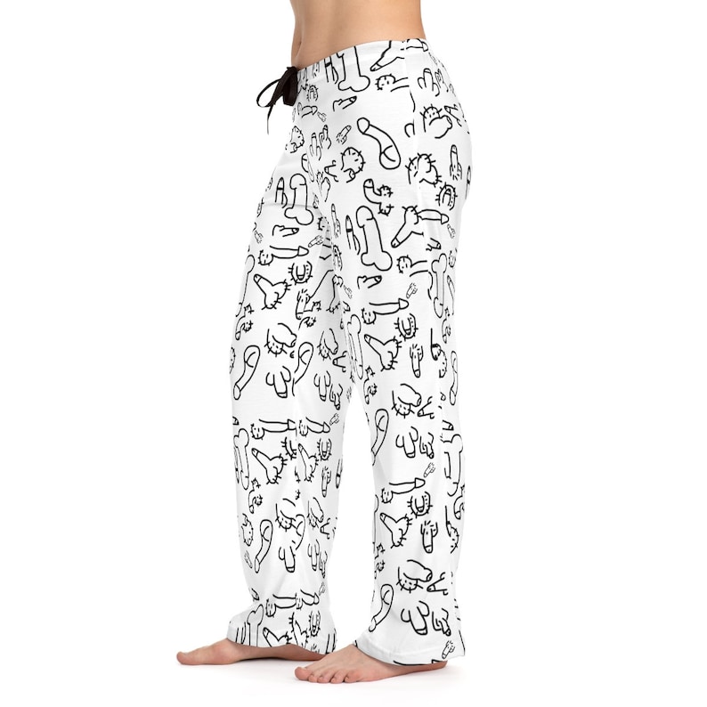 Penis Pajama Pants Wiener Sweatpants Dick Print Pjs Etsy Ireland