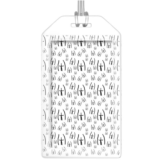 Printable Luggage Tags Black And White