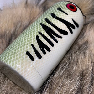 Hand Painted Smallmouth Bass Fishing Lure Tumbler Drink Barware Home Living Kromasol Com