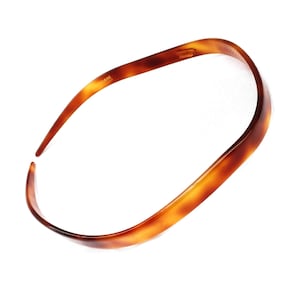 Wardani,  French Tortoiseshell wavy headband + small teeth handmade in France