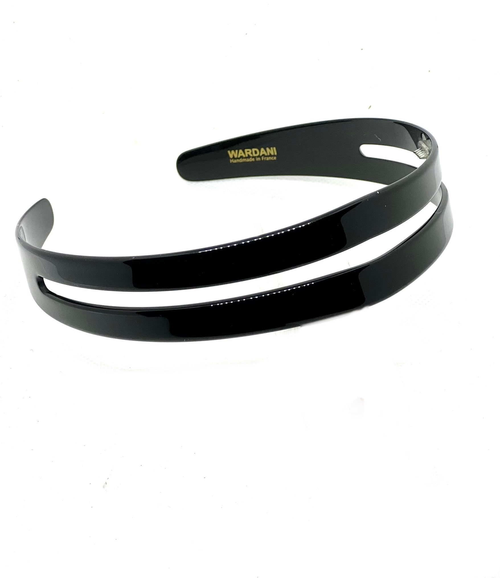 Wardani, 1.25 Wide Double Straps French Tortoiseshell Headband