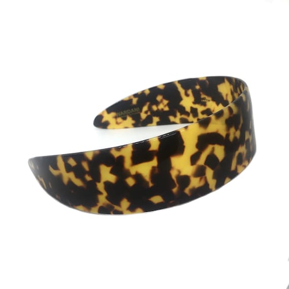 New Ladies Black and Tortoise Shell Colour 4cm Tooth Hairband Hair Accessories 