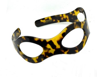 Wardani, 1.8" French tortoiseshell headband, handmade in France (4.5 cm )