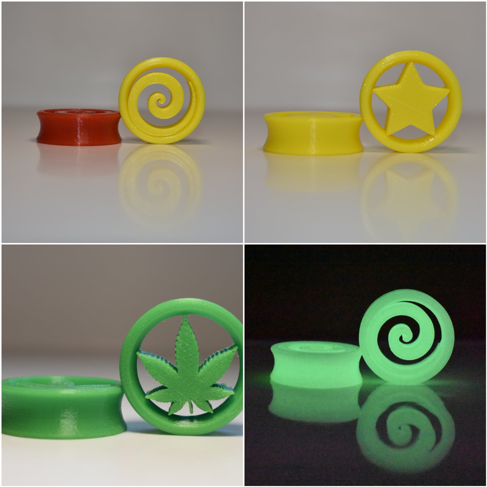3D Printed Plugs SOLD AS PAIR - Etsy
