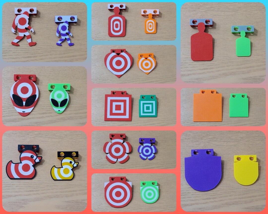 3D Printed Breakaway Targets - Etsy