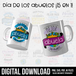 Día de los Abuelos – Pack 15 en 1 | Tarjetas, Stickers y Diseños para Imprimir