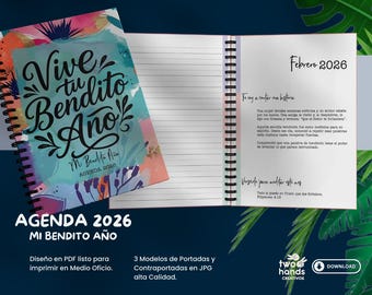 2026 Christian Planner PDF: Printable Spanish Agenda (Digital Download)