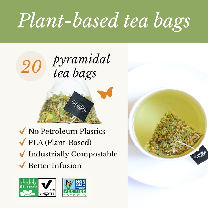 Organic Linden Flower Tea - Caffeine Free Calming Herbal Support afbeelding 11