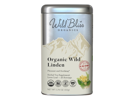 Linden Tea - Organic Loose Leaf Flower - Caffeine Free Herbal Supplement