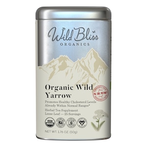 Organic Wild Yarrow Flower Tea – Caffeine Free Herbal Supplement – Pharmacopoeia Grade Potency