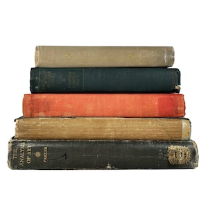 Antique Farmhouse Collection / Unique and Rare Vintage Tattered Books