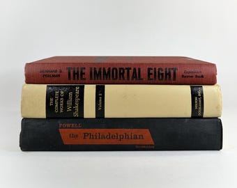 Rustic Vintage Autumn Book Set