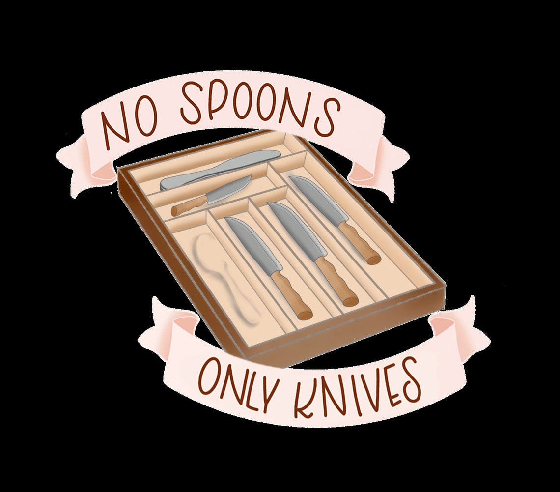 STICKER No Spoons Etsy