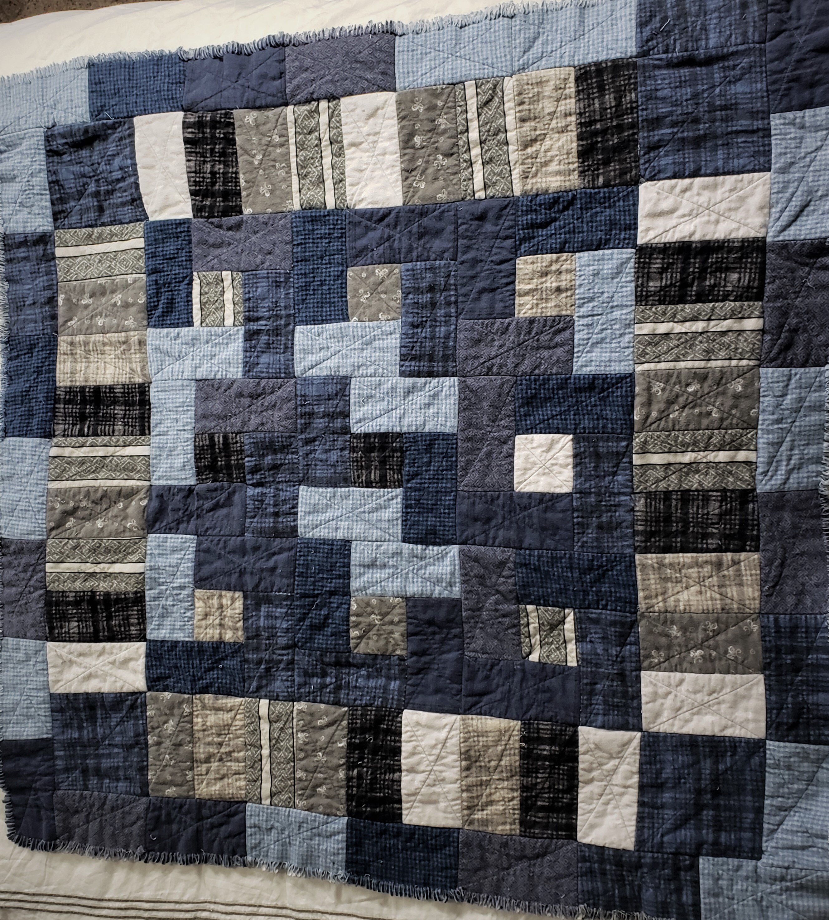 Flannel Rag Quilt Kit Woolies Flannel Complete Kit Precut Etsy Canada