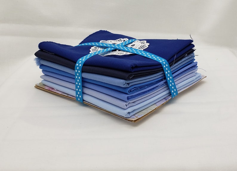 Colorworks Premium Solid Fat Quarter Fabric Bundle set of 10 Precut Fabric Cotton Fabric Fabric Quilt Squares Sewing Fabric Bundle