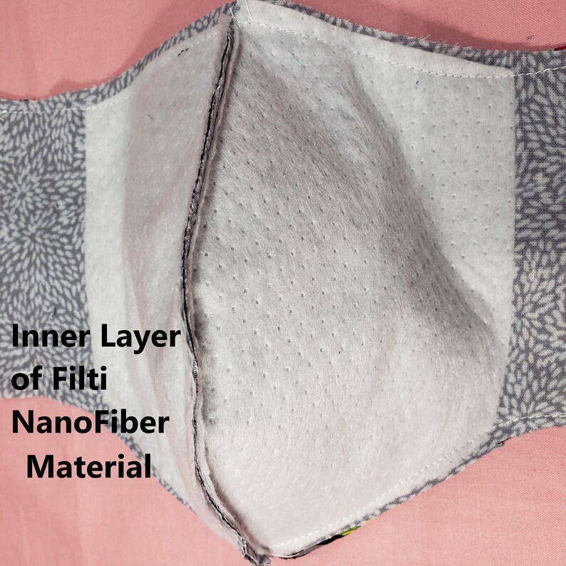 Face Mask Filti NanoFiber MERV 13 Filter Fabric Inner Layer Etsy