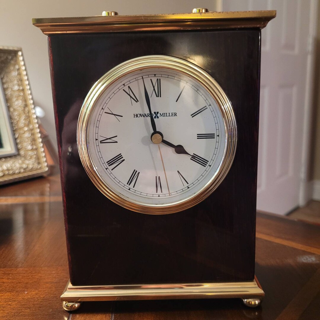 Howard Miller Desk Clock Etsy