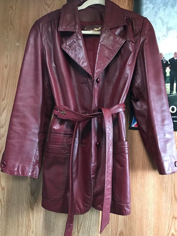 vintage etienne aigner leather jacket