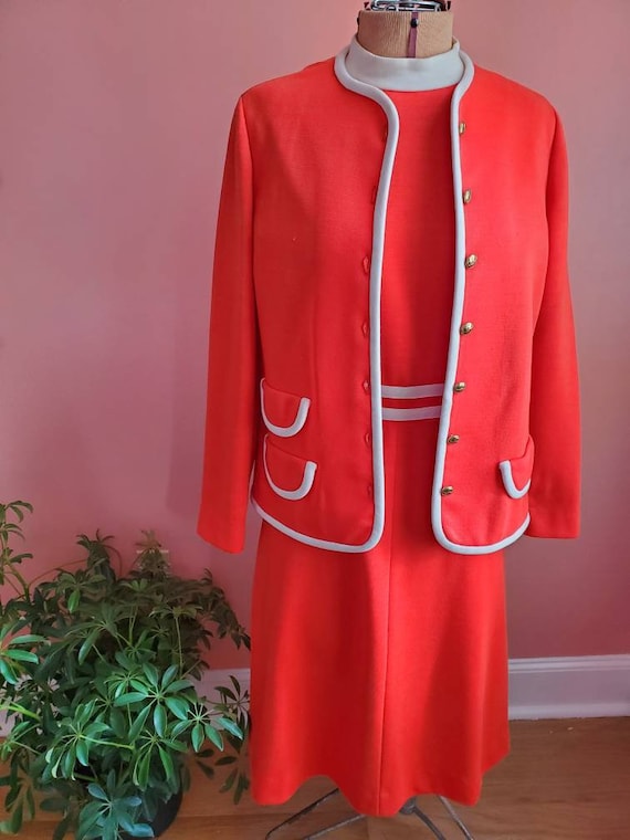 Vintage 1960s Leslie Fay Knits Dress