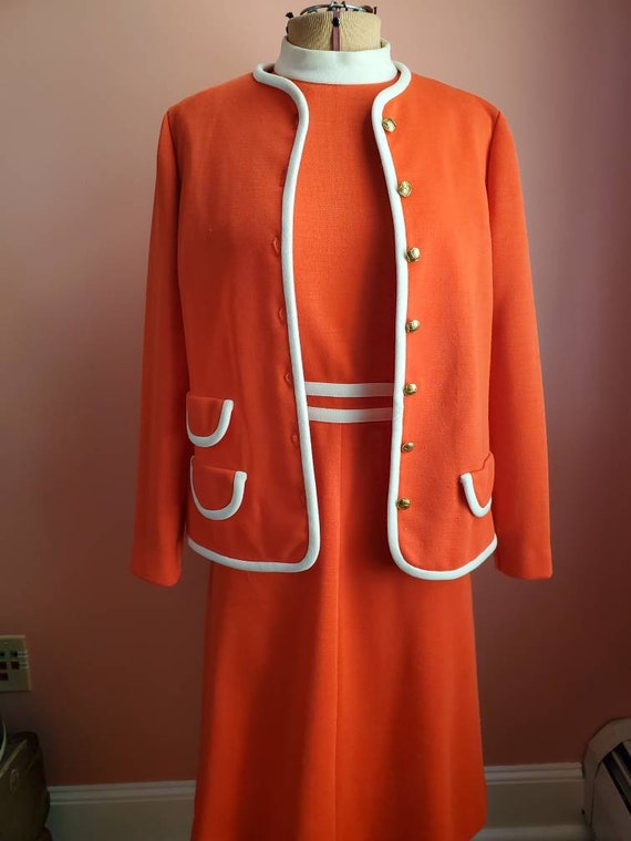 Vintage 1960s Leslie Fay Knits Dress