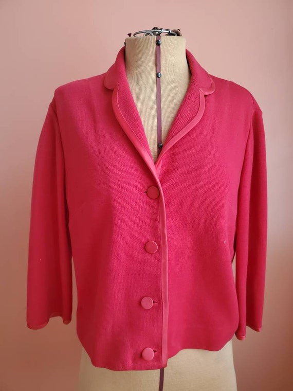 Hot, Hot Pink Vintage Blazer