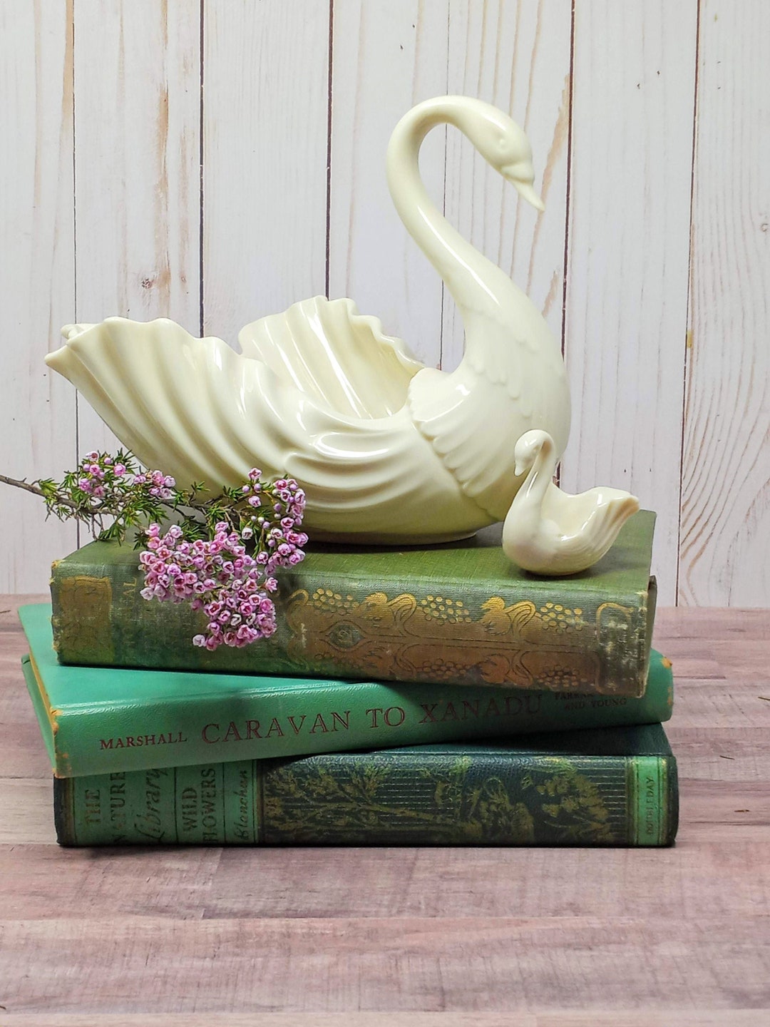Lenox Swans Set // Vintage Fine Porcelain // Perfect Condition Etsy