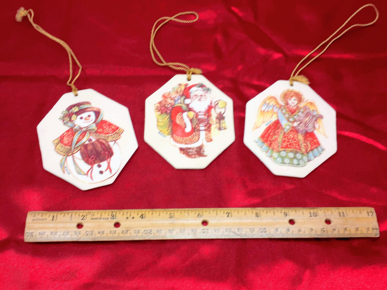Vintage Avon Scented Christmas Ornament Sachet Set // Classic Etsy