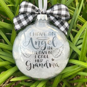 Grandma angel ornament. I have an angel I call her grandma. Christmas ornament. Memorial ornament. Loved ones lost. Remembrance Grandma