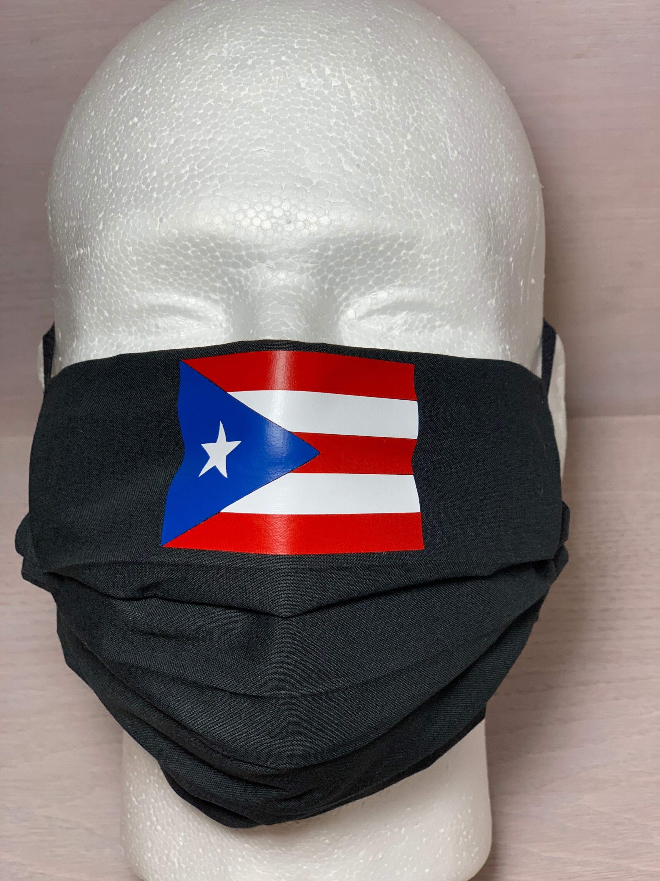 Puerto Rico Flag Face Mask. Adult Cotton Mask. Reusable Mask Etsy UK